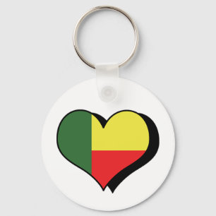 Ik hou van Benin Sleutelhanger