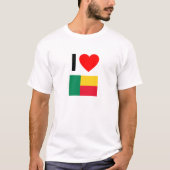 Ik hou van Benin T-shirt (Voorkant)