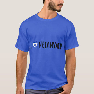 Ik hou van Benjamin Netanyahu Ik hart Benjamin Net T-shirt