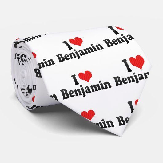 Ik hou van Benjamin Stropdas (Opgerold)