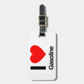 ik hou van benzine bagagelabel (Voorkant verticaal)