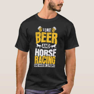 Ik hou van beren- en paardenraces en misschien 3 m t-shirt