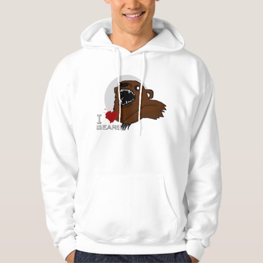 Ik hou van Beren Hoodie (Voorkant)