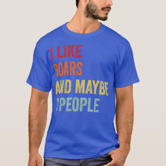 Ik hou van beren, misschien 3 mensen t-shirt