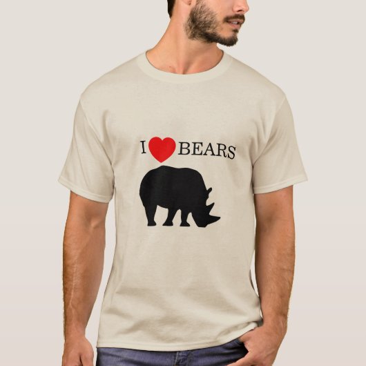 Ik hou van Beren T-shirt (Voorkant)