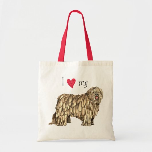 Ik hou van Bergamasco Tote Bag (Voorkant)