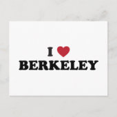 Ik hou van Berkeley California Briefkaart (Voorkant)