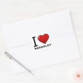 IK HOU VAN BERKELEY, CALIFORNIË RONDE STICKER (Envelop)