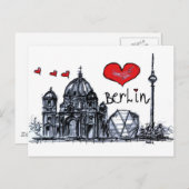 Ik hou van Berlijn Briefkaart (Voorkant / Achterkant)