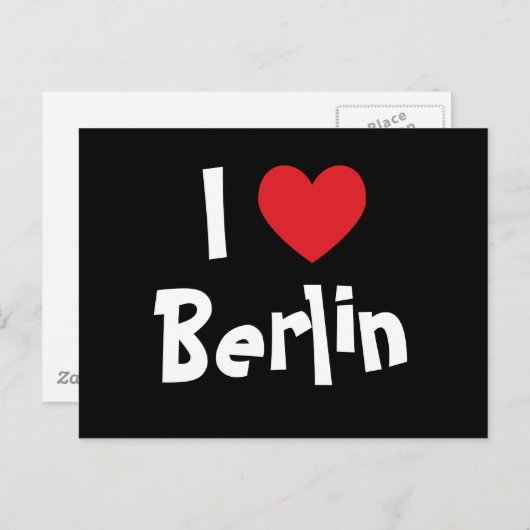 Ik hou van Berlijn Briefkaart (Voorkant / Achterkant)