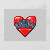 Ik hou van Berlijn Briefkaart (Voorkant)