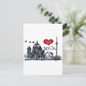 Ik hou van Berlijn Briefkaart (Staand voorkant)