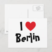 Ik hou van Berlijn Briefkaart (Voorkant / Achterkant)