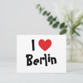 Ik hou van Berlijn Briefkaart (Staand voorkant)
