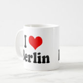 Ik hou van Berlijn, Duitsland. Ich Liebe Berlin, D Koffiemok (Voorkant links)