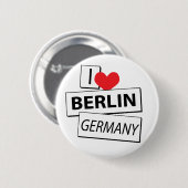 Ik hou van Berlijn Duitsland Ronde Button 5,7 Cm (Voorkant /achterkant)