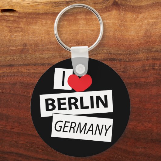 Ik hou van Berlijn Duitsland Sleutelhanger (Voorkant)