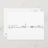 Ik hou van Berlijn (ecg-stijl) souvenir Briefkaart (Voorkant / Achterkant)