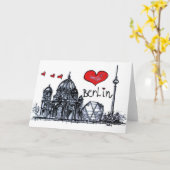 Ik hou van Berlijn Kaart (Gele Bloem)