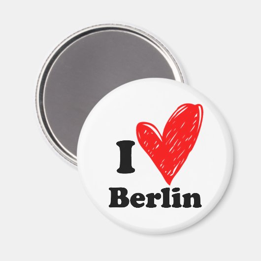 Ik hou van Berlijn Magneet (Voorkant / Achterkant)