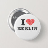 Ik hou van Berlijn Ronde Button 5,7 Cm (Voorkant /achterkant)