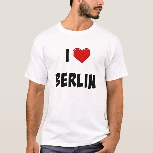 Ik hou van Berlijn T-shirt (Voorkant)
