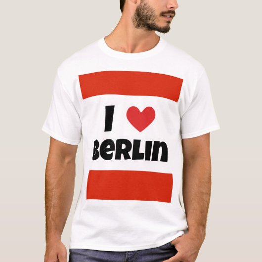Ik hou van Berlijn T-shirt (Voorkant)
