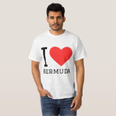 Ik hou van bermuda t-shirt (Voorkant volledig)