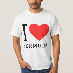 Ik hou van bermuda t-shirt