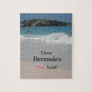 Ik hou van Bermuda's roze zand! Legpuzzel