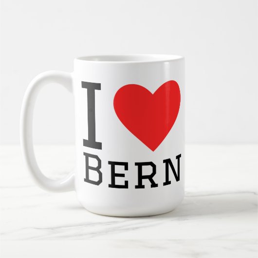 Ik hou van Bern Koffiemok (Links)