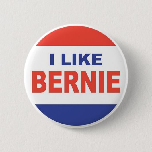 Ik hou van Bernie Ronde Button 5,7 Cm (Voorkant)