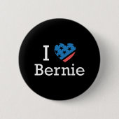 Ik hou van Bernie Ronde Button 5,7 Cm (Voorkant)