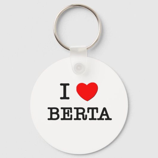 Ik hou van Berta Sleutelhanger (Voorkant)