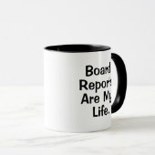 Ik hou van bestuursrapporten Funny Accountant Life Mok (Voorkant rechts)