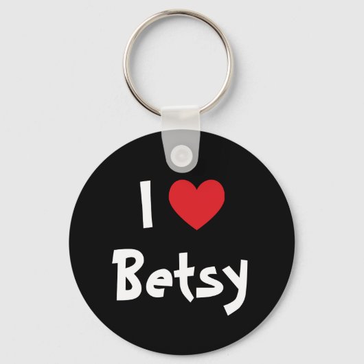 Ik hou van Betsy Sleutelhanger (Voorkant)