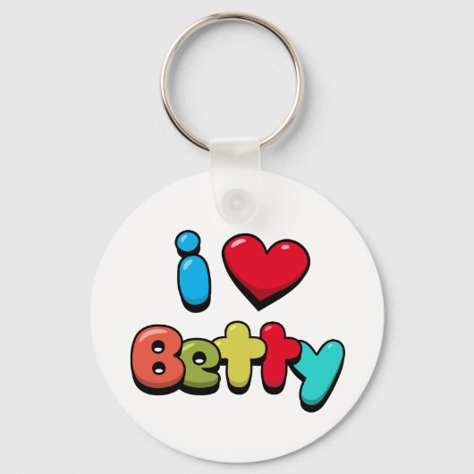Ik hou van Betty Sleutelhanger (Voorkant)