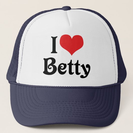 Ik hou van Betty Trucker Pet (Voorkant)