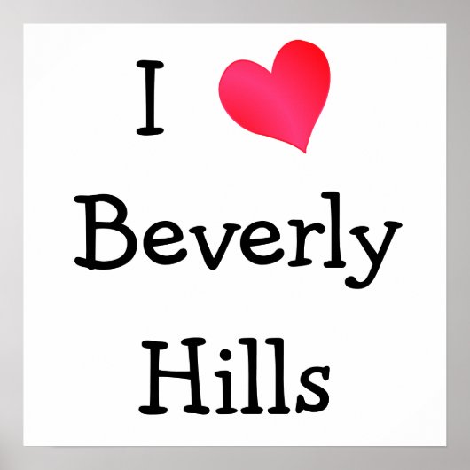 Ik hou van Beverly Hills Poster (Voorkant)