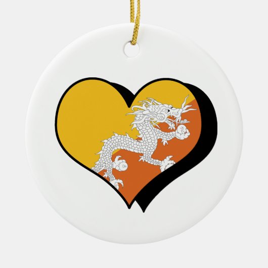 Ik hou van Bhutan Ornament (Voorkant)