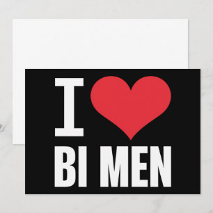 Ik hou van Bi mij Biseksuele mannen Bi trots Bisek Kaart