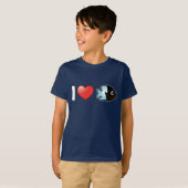 Ik hou van bicolor damselfish t-shirt (Voorkant volledig)