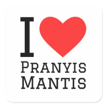 Ik hou van bidsprinkhaan