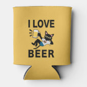 Ik hou van bier blikjeskoeler (Voorkant)