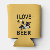 Ik hou van bier blikjeskoeler (Achterkant)