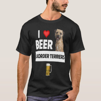 Ik hou van bier en Grenswerpers Dog Mam Pap Drinki T-shirt