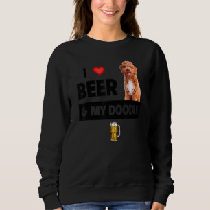 Ik hou van bier en mijn gouden doedel mam papa hon trui