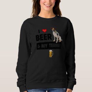 Ik hou van bier en mijn Jack Russell Terrier mama Trui