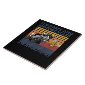 Ik hou van bier en motorfietsen - motorfietsen tegeltje (Zijkant)