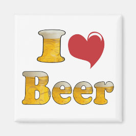 Ik hou van bier magneet